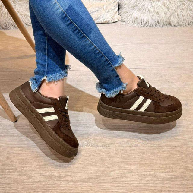 Tenis Quintana Ocre Chocolate